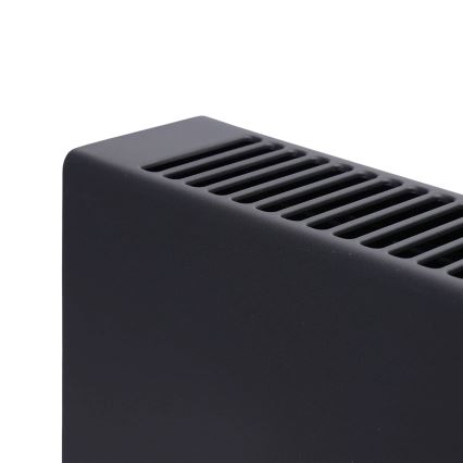 ZEVENTI - Elektrický priamotop/konvektor s LCD displejom 1250/2000W/230V čierna + diaľkové ovládanie