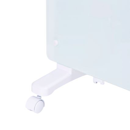 ZEVENTI - Inteligentný nástenný elektrický priamy ohrievač/konvektor s LCD displejom 1000/2000W/230V Wi-Fi biela