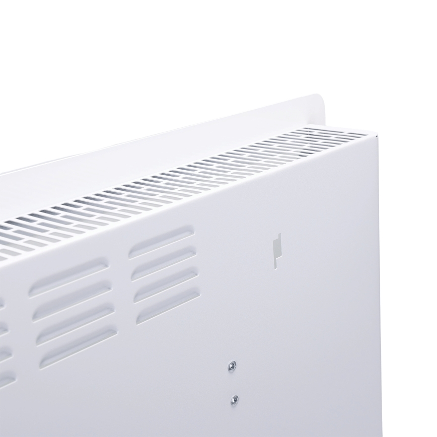 ZEVENTI - Inteligentný nástenný elektrický priamy ohrievač/konvektor s LCD displejom 1000/2000W/230V Wi-Fi biela
