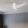 ZEVENTI - LED Stmievateľný stropný ventilátor BARROSA LED/18W/230V 3000-6000K Wi-Fi Tuya biela + diaľkové ovládanie