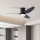 ZEVENTI - LED Stmievateľný stropný ventilátor PADUA LED/18W/230V 3000-6000K Wi-Fi Tuya čierna + diaľkové ovládanie