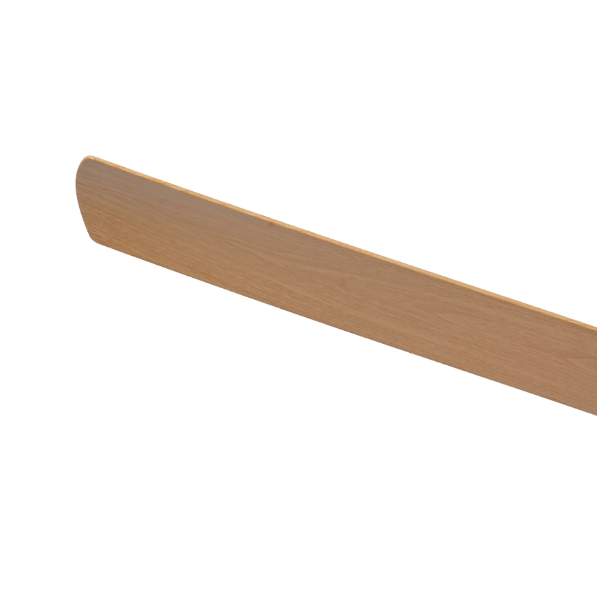 ZEVENTI - LED stlmiteľný stropný ventilátor AUREX LED/24W/230V 3000/4000/6000K Wi-Fi Tuya biela/dub + diaľkové ovládanie