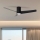 ZEVENTI - LED Stropný ventilátor BARROSA LED/18W/230V 3000/4000/6000K Wi-Fi Tuya čierna + diaľkové ovládanie