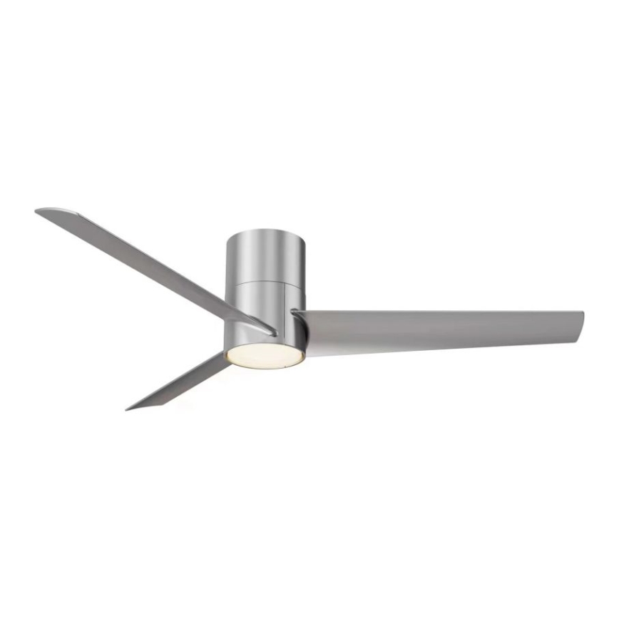 ZEVENTI - LED stropný ventilátor BARROSA LED/18W/230V 3000/4000/6000K Wi-Fi Tuya matný chróm + diaľkové ovládanie