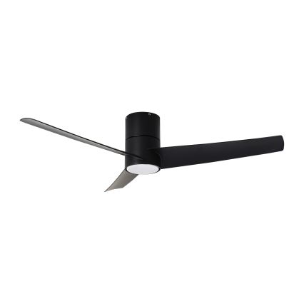 ZEVENTI - LED Stropný ventilátor BARROSA LED/18W/230V 3000/4000/6000K Wi-Fi Tuya čierna + diaľkové ovládanie
