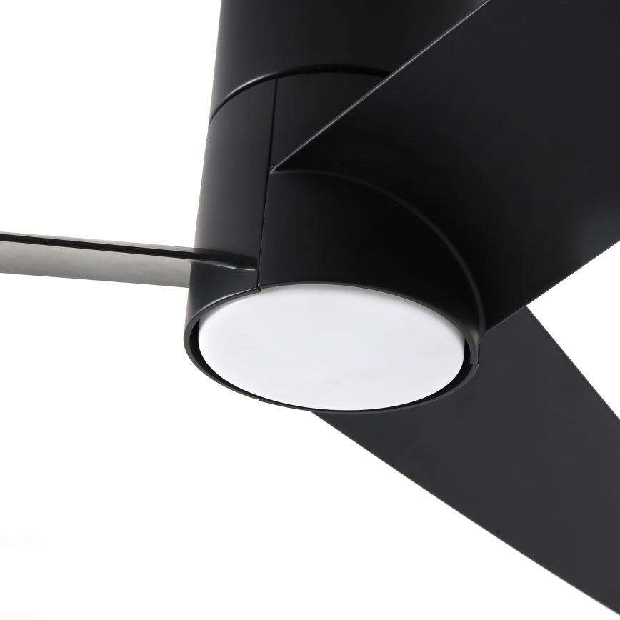ZEVENTI - LED Stropný ventilátor BARROSA LED/18W/230V 3000/4000/6000K Wi-Fi Tuya čierna + diaľkové ovládanie