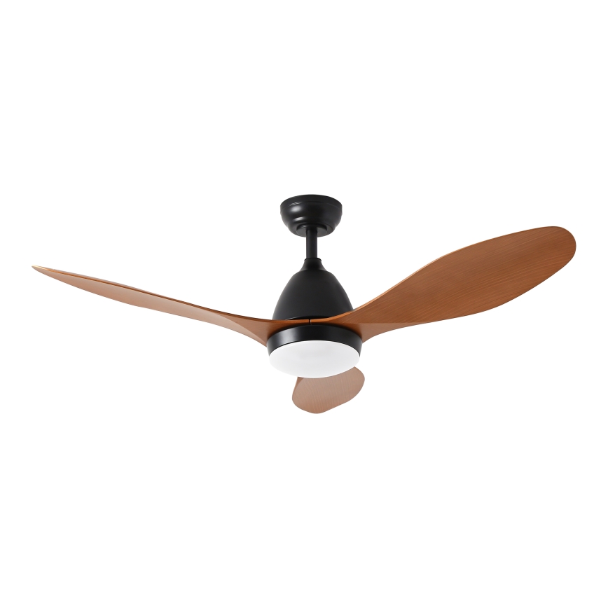 ZEVENTI - LED Stmievateľný stropný ventilátor MURO LED/18W/230V 3000-6000K Wi-Fi Tuya čierna + diaľkové ovládanie