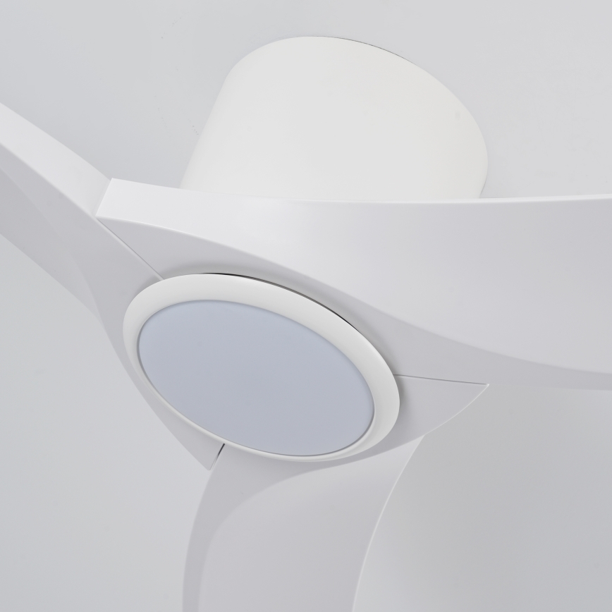 ZEVENTI - stmievateľný LED stropný ventilátor ORBITO LED/24W/230V 3000/4000/6000K Wi-Fi Tuya biela + diaľkové ovládanie