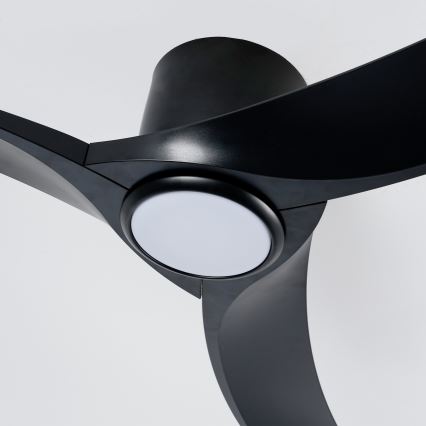 ZEVENTI - LED Stmievateľný stropný ventilátor ORBITO LED/24W/230V 3000/4000/6000K Wi-Fi Tuya čierny + diaľkové ovládanie