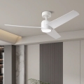 ZEVENTI - LED Stropný ventilátor ORVIETO LED/18W/230V 3000-6000K Wi-Fi Tuya biela + diaľkové ovládanie