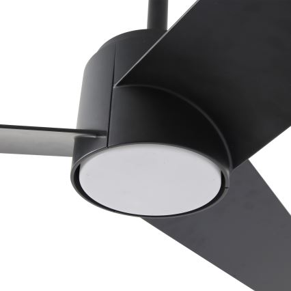 ZEVENTI - LED Stmievateľný stropný ventilátor ORVIETO LED/18W/230V 3000-6000K Wi-Fi Tuya čierna + diaľkové ovládanie