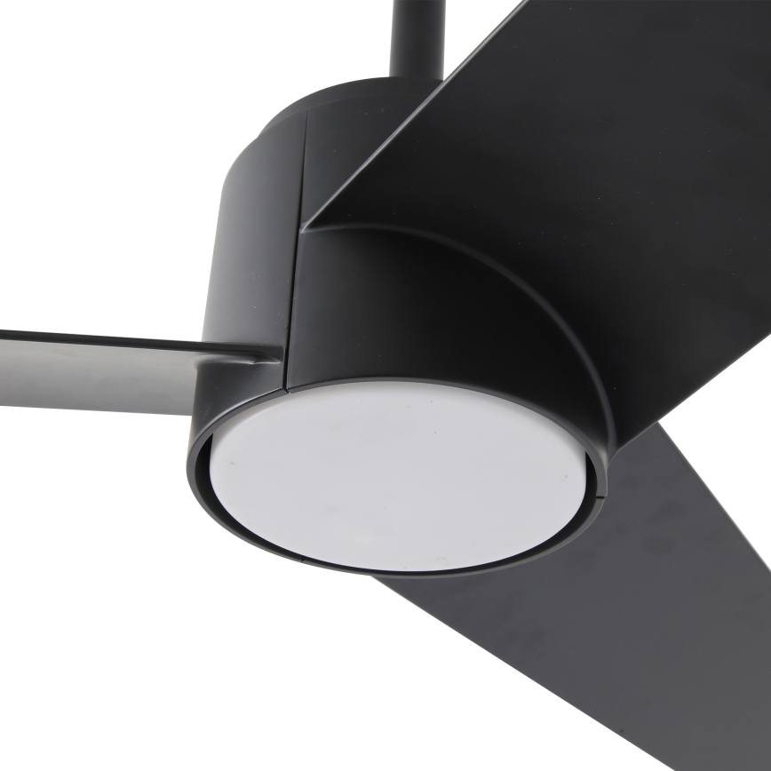 ZEVENTI - LED Stmievateľný stropný ventilátor ORVIETO LED/18W/230V 3000-6000K Wi-Fi Tuya čierna + diaľkové ovládanie