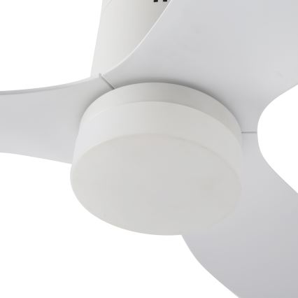 ZEVENTI - LED Stmievateľný stropný ventilátor PADUA LED/18W/230V 3000-6000K Wi-Fi Tuya biela + diaľkové ovládanie