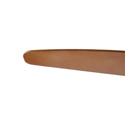 ZEVENTI - LED Stmievateľný stropný ventilátor PADUA LED/18W/230V 3000-6000K Wi-Fi Tuya biela/hnedá + diaľkové ovládanie