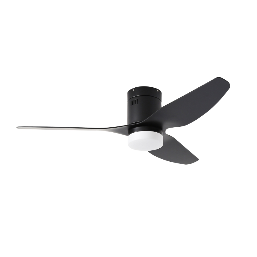 ZEVENTI - LED Stmievateľný stropný ventilátor PADUA LED/18W/230V 3000-6000K Wi-Fi Tuya čierna + diaľkové ovládanie