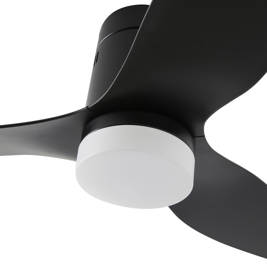 ZEVENTI - LED Stmievateľný stropný ventilátor PADUA LED/18W/230V 3000-6000K Wi-Fi Tuya čierna + diaľkové ovládanie