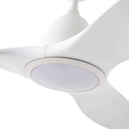 ZEVENTI - LED Stmievateľný stropný ventilátor URBINO LED/20W/230V 3000-6000K Wi-Fi Tuya biela + diaľkové ovládanie