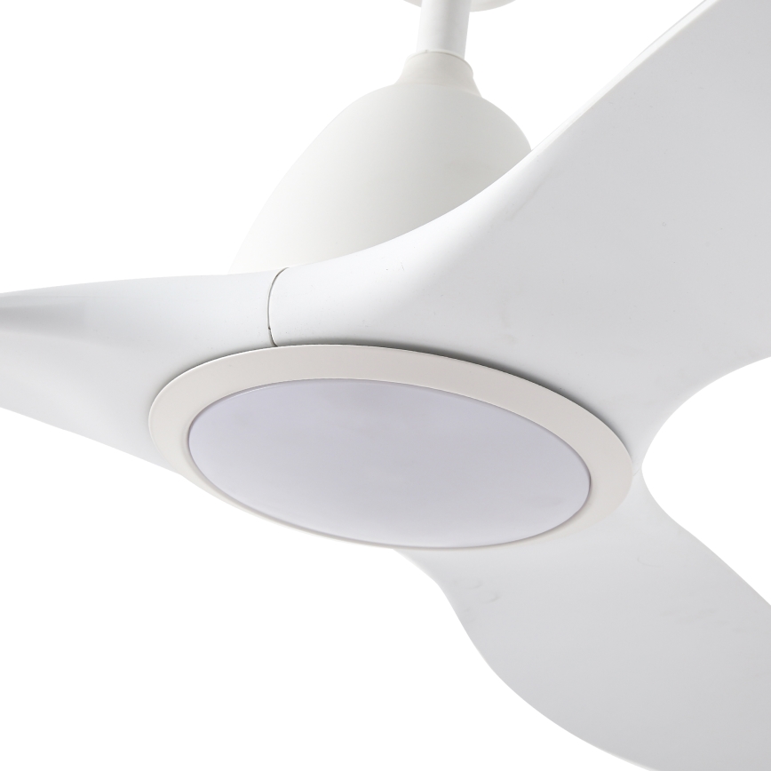 ZEVENTI - LED Stmievateľný stropný ventilátor URBINO LED/20W/230V 3000-6000K Wi-Fi Tuya biela + diaľkové ovládanie