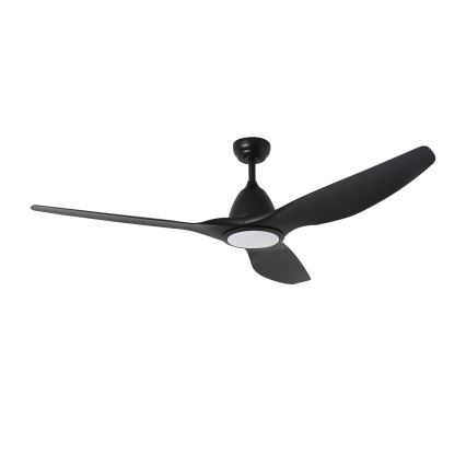 ZEVENTI - LED Stmievateľný stropný ventilátor URBINO LED/20W/230V 3000-6000K Wi-Fi Tuya čierna + diaľkové ovládanie