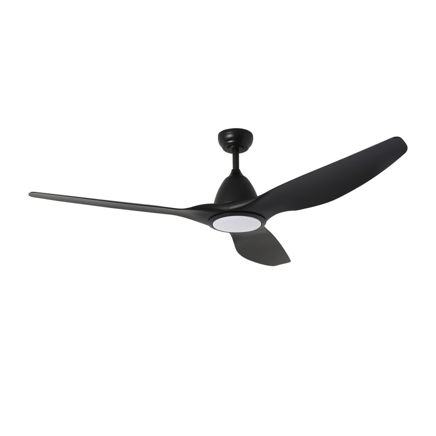 ZEVENTI - LED Stmievateľný stropný ventilátor URBINO LED/20W/230V 3000-6000K Wi-Fi Tuya čierna + diaľkové ovládanie