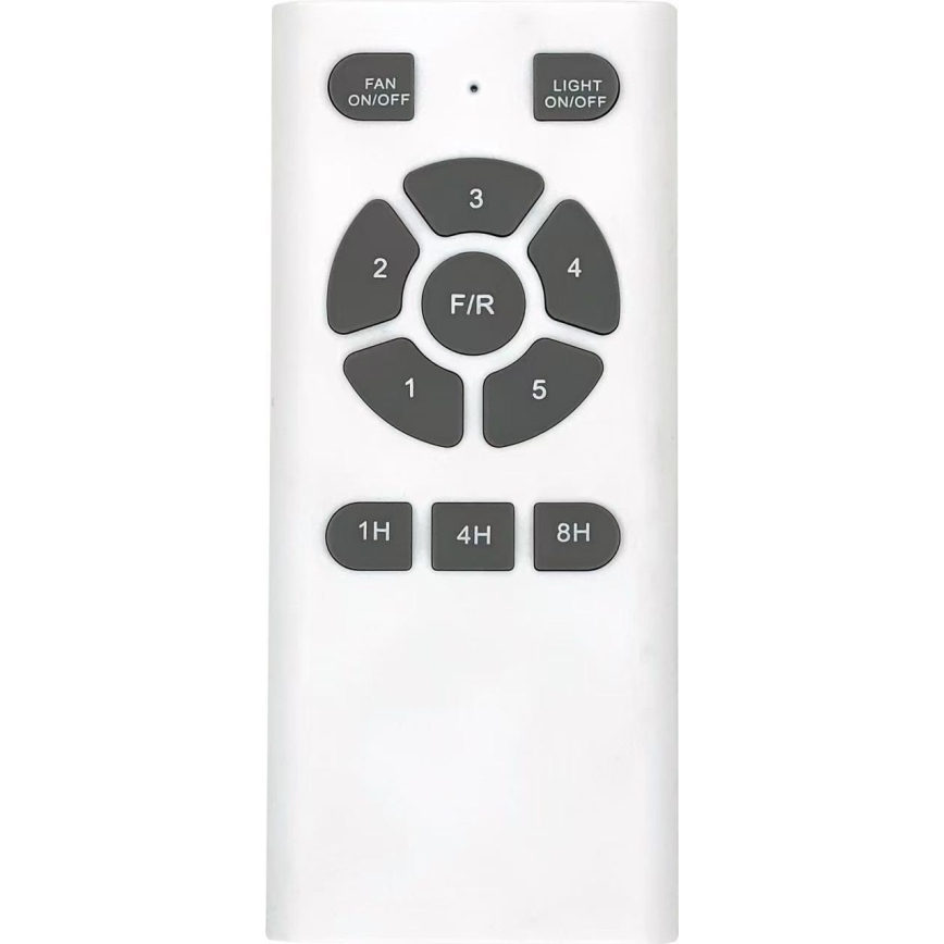 ZEVENTI - LED stropný ventilátor URBINO LED/20W/230V 3000/4000/6000K Wi-Fi Tuya čierny + diaľkové ovládanie