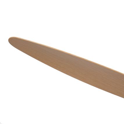 ZEVENTI - LED stmievateľný stropný ventilátor VENTORA LED/24W/230V 3000/4000/6000K Wi-Fi Tuya biela/dub + diaľkové ovládanie