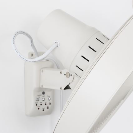 ZEVENTI - Nástenný ventilátor FREEZE 50W/230V pr. 45 cm biela + diaľkové ovládanie