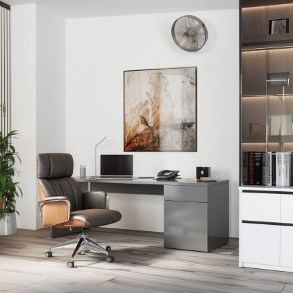 ZEVENTI - Nástenný ventilátor FREEZE 50W/230V priemer 45 cm matný chróm + diaľkové ovládanie