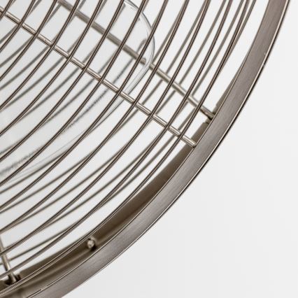 ZEVENTI - Nástenný ventilátor FREEZE 50W/230V priemer 45 cm matný chróm + diaľkové ovládanie