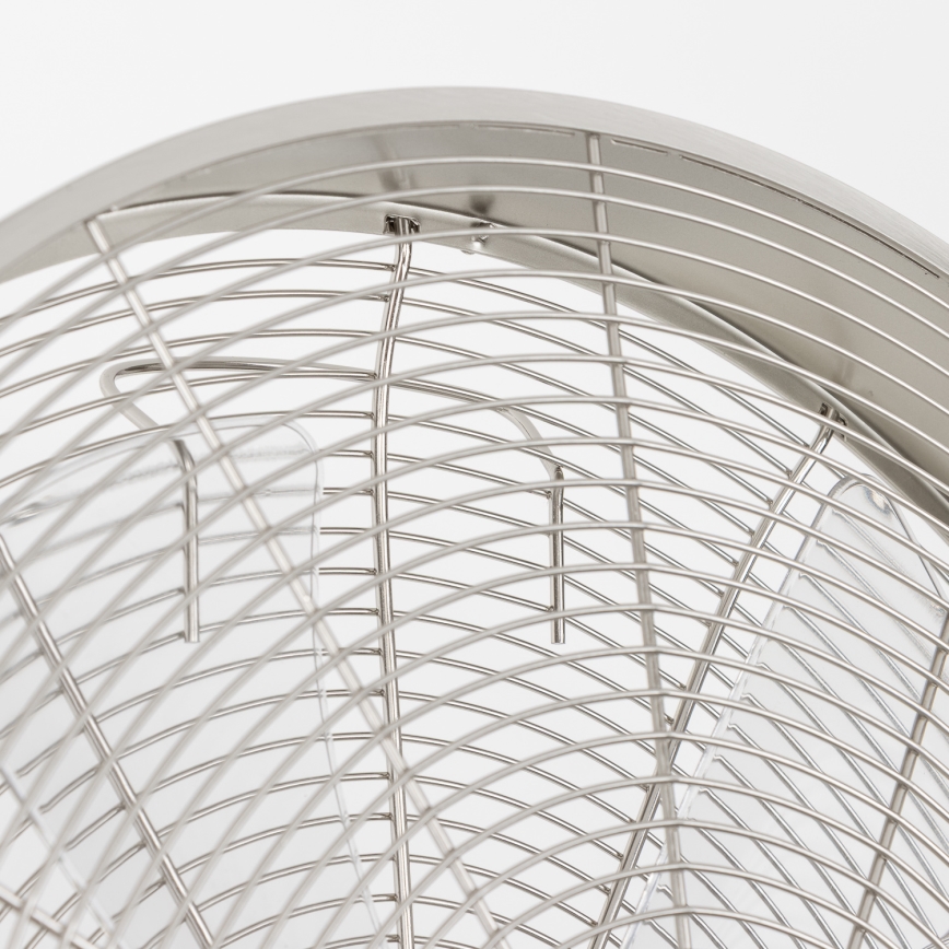 ZEVENTI - Nástenný ventilátor FREEZE 50W/230V priemer 45 cm matný chróm + diaľkové ovládanie