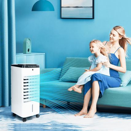 ZEVENTI - Ochladzovač vzduchu ARCTIC 60W/230V čierna/biela + diaľkové ovládanie