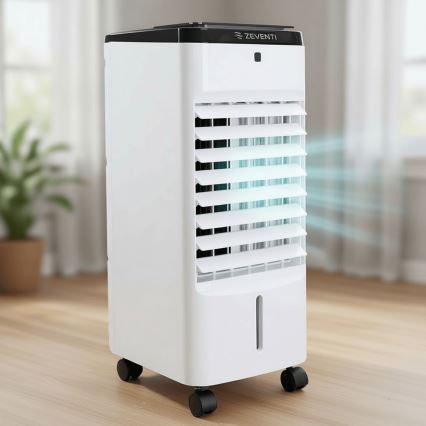 ZEVENTI - Ochladzovač vzduchu ARCTIC 60W/230V čierna/biela + diaľkové ovládanie