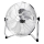 ZEVENTI - Podlahový ventilátor FLOW 60W/230V 44,5 cm lesklý chróm