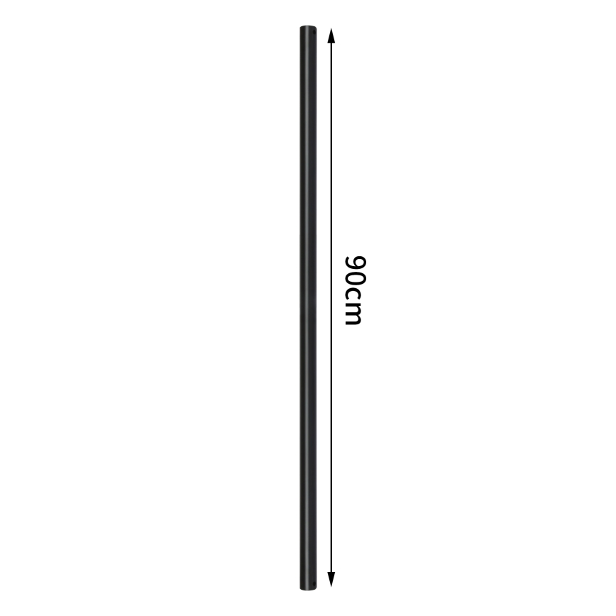 ZEVENTI - Predlžovacia tyč 90 cm čierna