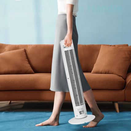 ZEVENTI - Stĺpový ventilátor FLOW 45W/230V biely