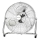 ZEVENTI - Stojanový ventilátor FLOW 100W/230V pr. 54 cm lesklý chróm