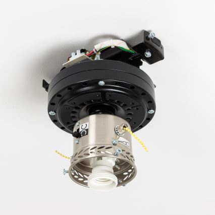 ZEVENTI - Stropný ventilátor GALDANA 1xE27/60W/230V šedá/biela