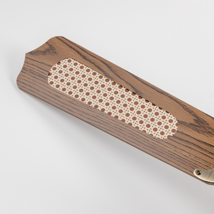 ZEVENTI - Stropný ventilátor NAVAGIO 1xE27/60W/230V hnedá