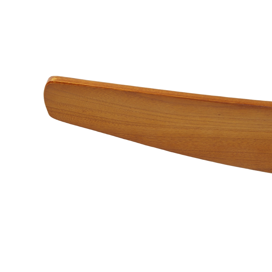 ZEVENTI - Stropný ventilátor SPELLO Wi-Fi Tuya čierny/dub + diaľkové ovládanie