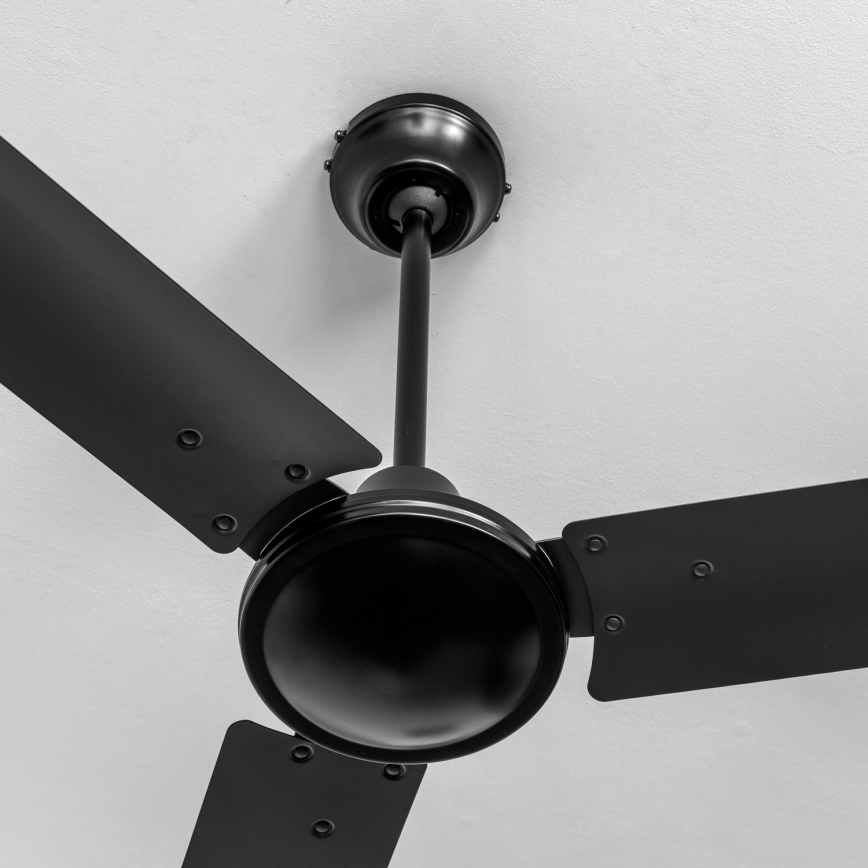 ZEVENTI - Stropný ventilátor TOFINO čierna