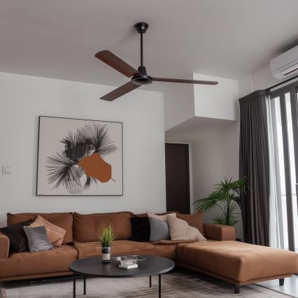 ZEVENTI - Stropný ventilátor TOFINO hnedá