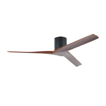 ZEVENTI - Stropný ventilátor VELLON Wi-Fi Tuya čierna/orech + diaľkové ovládanie