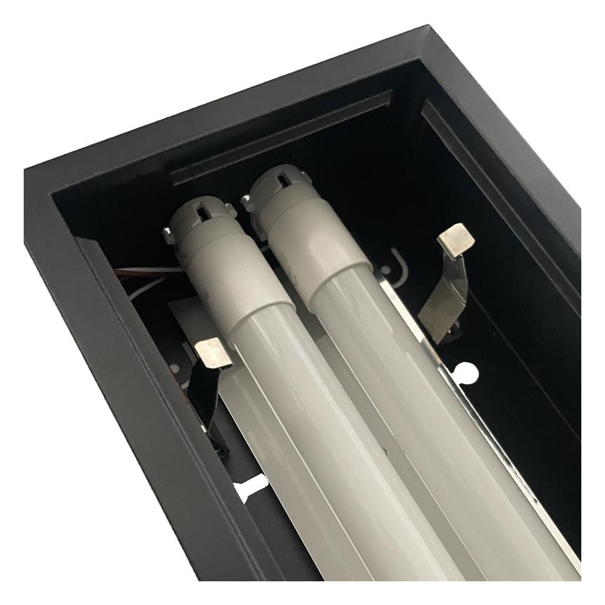 Žiarivkové svietidlo T8 2xG13/18W/230V 120 cm čierna