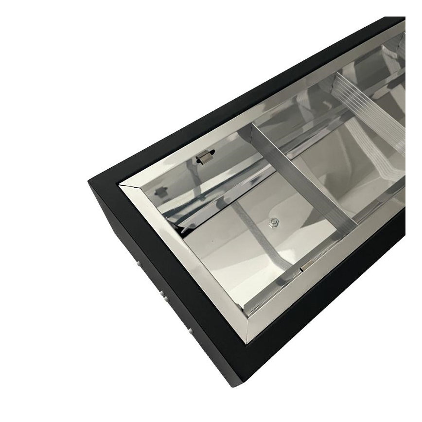 Žiarivkové svietidlo T8 2xG13/18W/230V 120 cm čierna