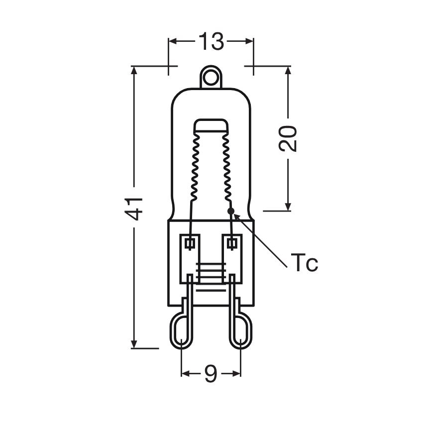 Žiarovka do rúry HALOPIN G9/25W/230V 2700K - Osram