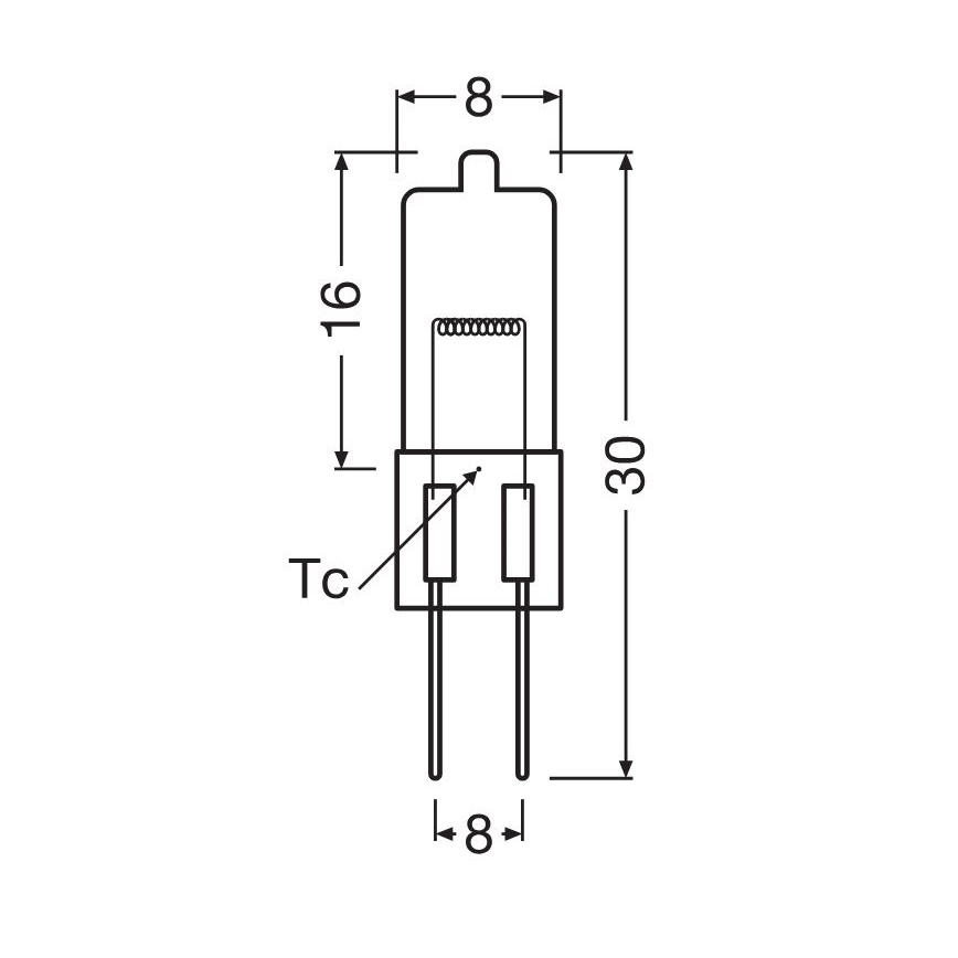 Žiarovka do rúry HALOSTAR G4/20W/12V 2700K - Osram