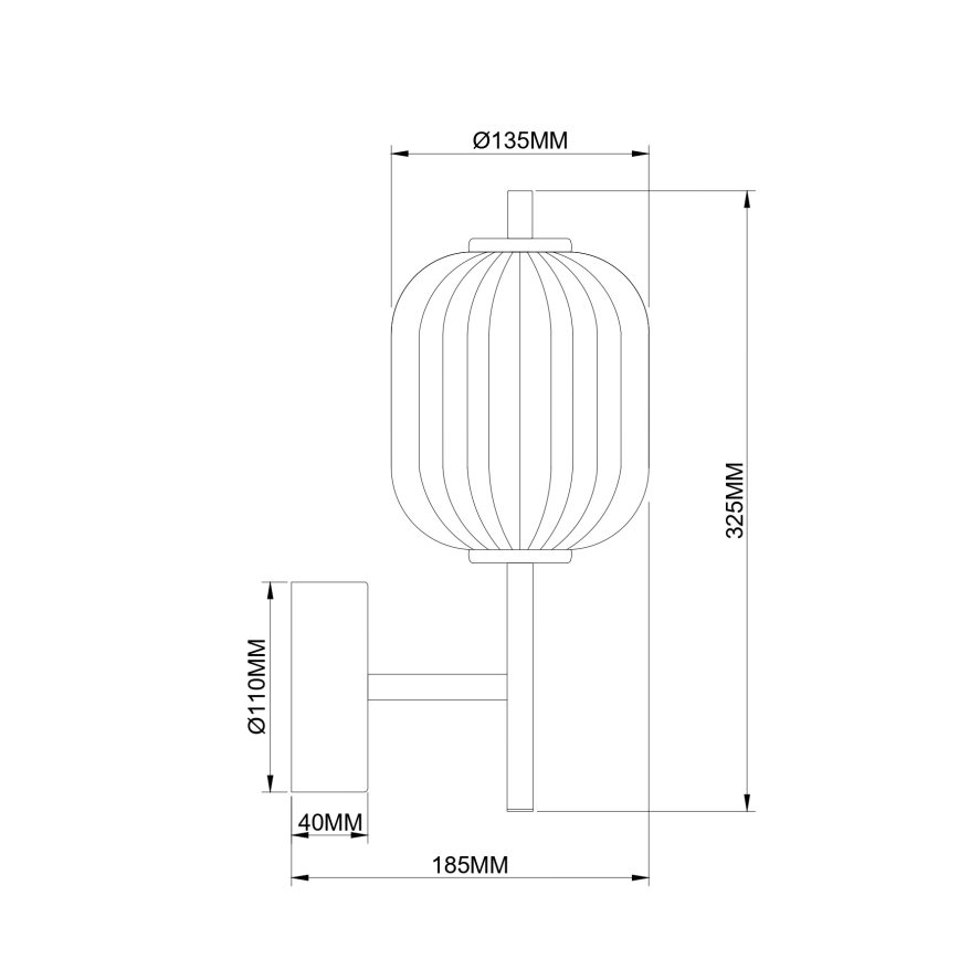 Zuma Line - LED nástenné svietidlo LED/6,5W/230V zlaté