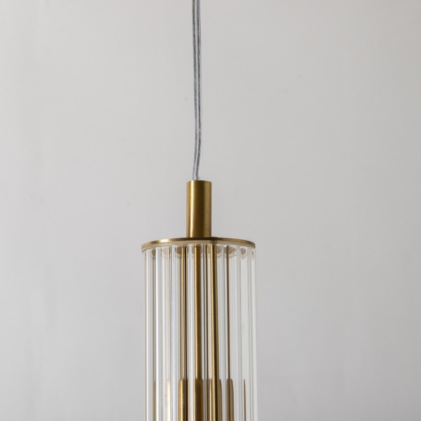 Zuma Line - Závesný luster na lanku 1xE14/7W/230V zlatý