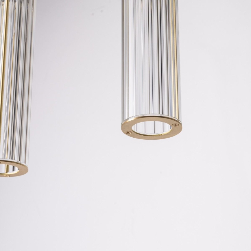 Zuma Line - Závesný luster na lanku 4xE14/7W/230V zlatý