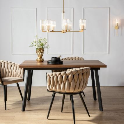 Zuma Line - Luster na tyči 7xE14/7W/230V zlatý